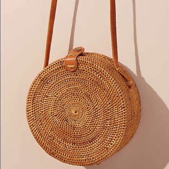 Anthropologie Handbags - Anthropologie Marcia Woven Crossbody Bag - Brown